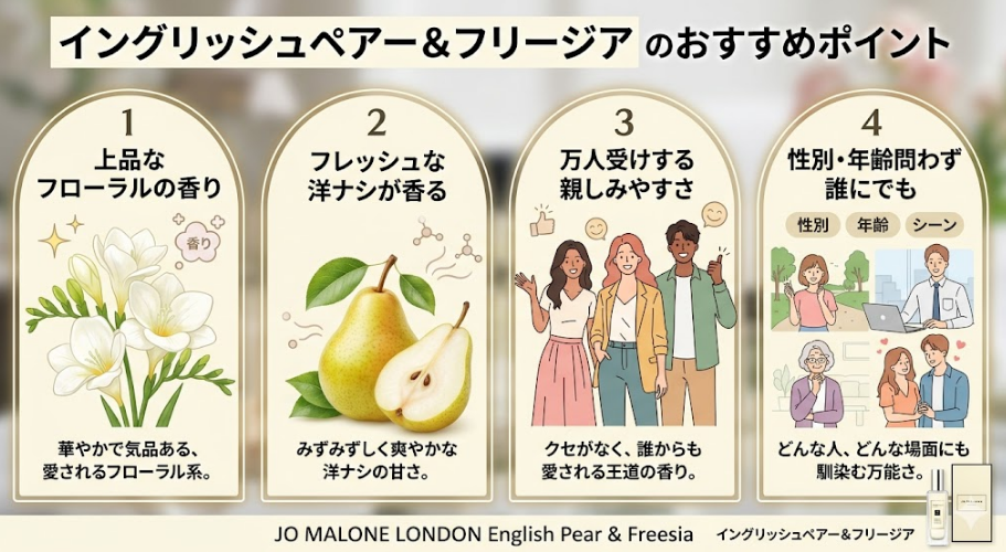 イングリッシュペアー＆フリージアのロエベに似てる香水